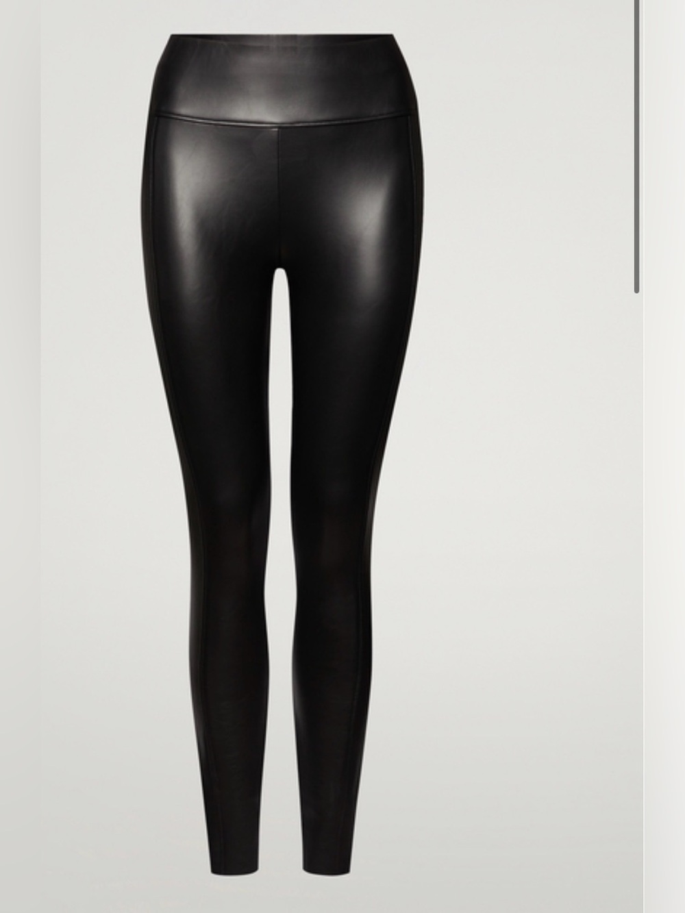 Wolford Black Faux Leather Leggings
